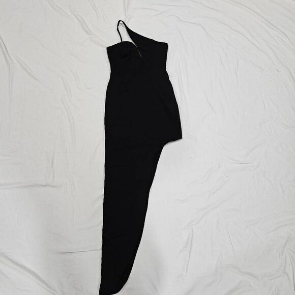Trendyol Fitted Woven One Shoulder Asymmetrical Hem Evening Dress Size 36 US 4 - Picture 5 of 9